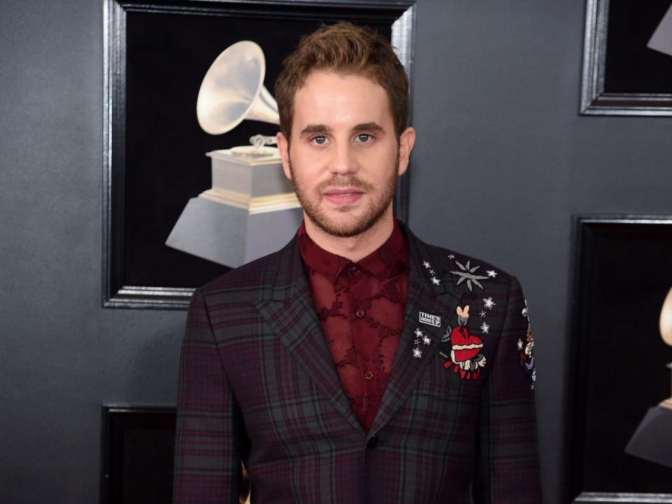 Actor Ben Platt at Grammys 2018