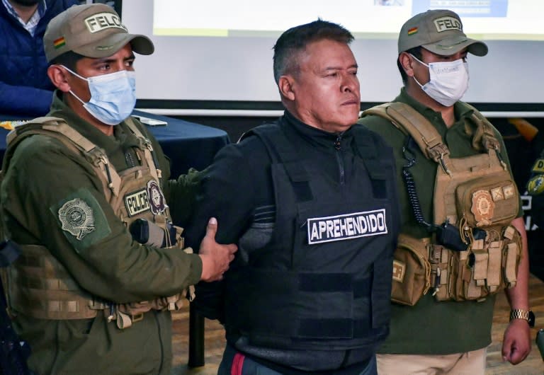Die drei mutmaßlichen Anführer des gescheiterten Putschs in Bolivien sind für sechs Monate in Untersuchungshaft genommen worden. (Daniel MIRANDA)