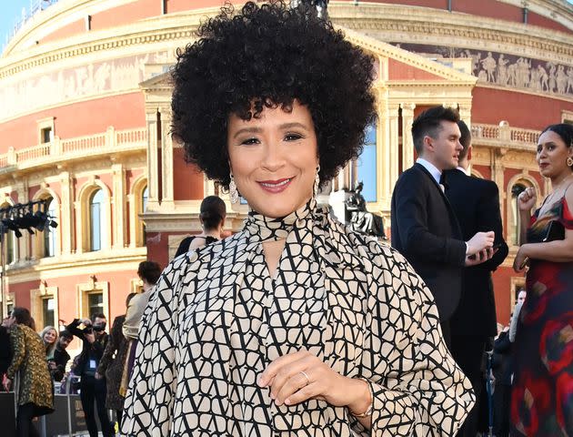 <p>Dave Benett/Getty</p> Golda Rosheuvel attends The Olivier Awards 2023 on April 2, 2023 in London, England.