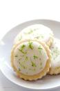 <p>The French influence in New Orleans and other parts of Louisiana is apparent in the food, and that goes for cookies, too. Melt-in-your mouth sablés, also known as sandies, are a French take on shortbread, popular in Louisiana. Amp up the flavor with this coconut shortbread recipe, topped with sweet lime glaze.</p><p>Get the recipe from <a href="https://www.gimmesomeoven.com/coconut-lime-shortbread-cookies/" rel="nofollow noopener" target="_blank" data-ylk="slk:Gimme Some Oven;elm:context_link;itc:0;sec:content-canvas" class="link ">Gimme Some Oven</a>.</p>