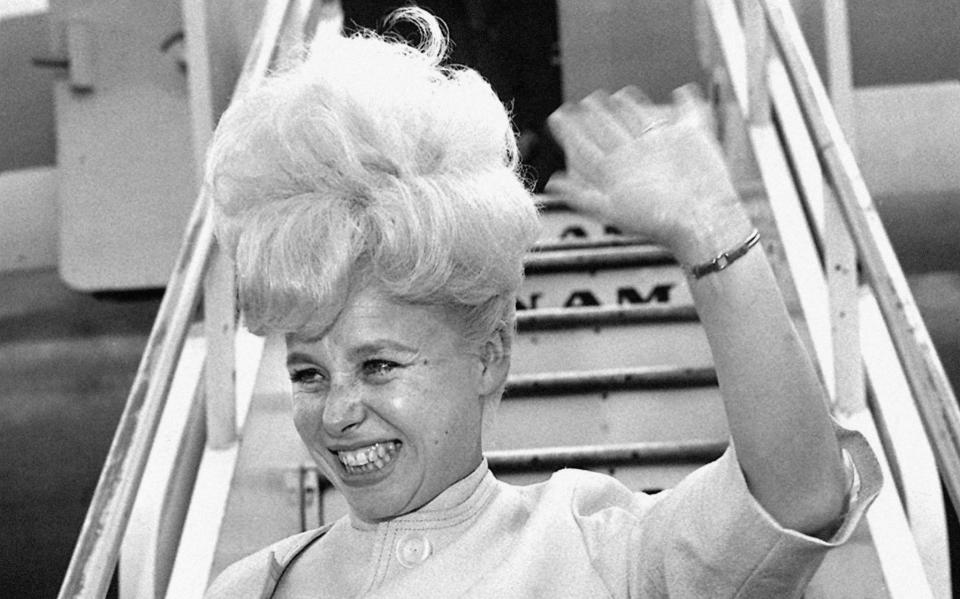 Barbara Windsor, leaving London Airport for her first visit to the United States  -  PA