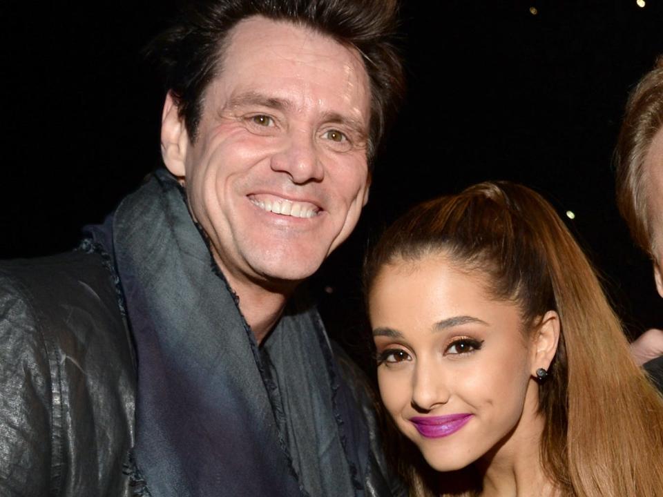 Jim Carrey Ariana Grande