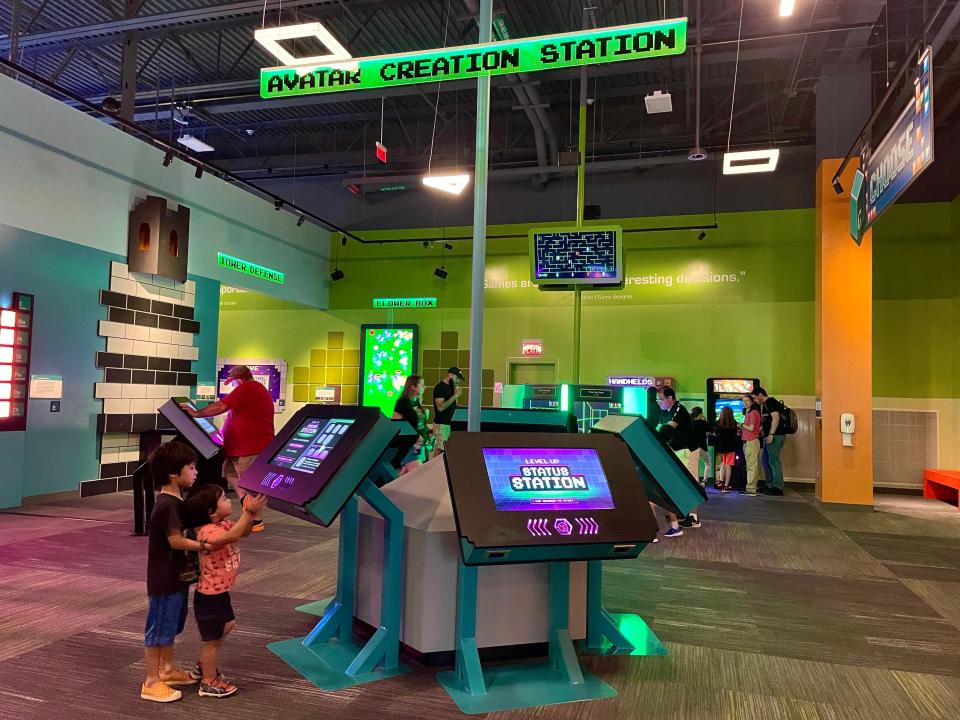 The new electronic and digital game halls attract players of all ages.