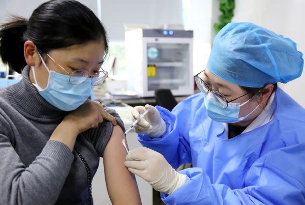 People getting vaccinated against Covid (Photo: Barcroft Media via Getty Images)