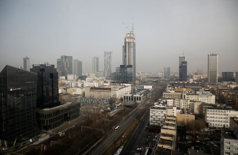 The Varso Tower in central Warsaw