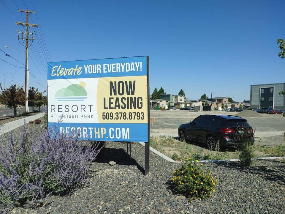 The Resort at Hansen Park delivered hundreds of apartments in three different projects at West 10th Avenue and Columbia Center in Kennewick.