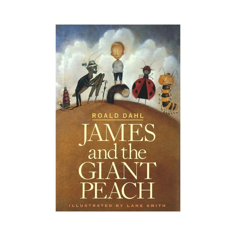 <p><a href="https://go.redirectingat.com?id=74968X1596630&url=https%3A%2F%2Fbookshop.org%2Fp%2Fbooks%2Fjames-and-the-giant-peach-roald-dahl%2F285998&sref=https%3A%2F%2F" rel="nofollow noopener" target="_blank" data-ylk="slk:Shop Now;elm:context_link;itc:0;sec:content-canvas" class="link ">Shop Now</a></p><p>James and the Giant Peach</p><p>bookshop.org</p><p>$8.36</p><span class="copyright">Bookshop.org</span>