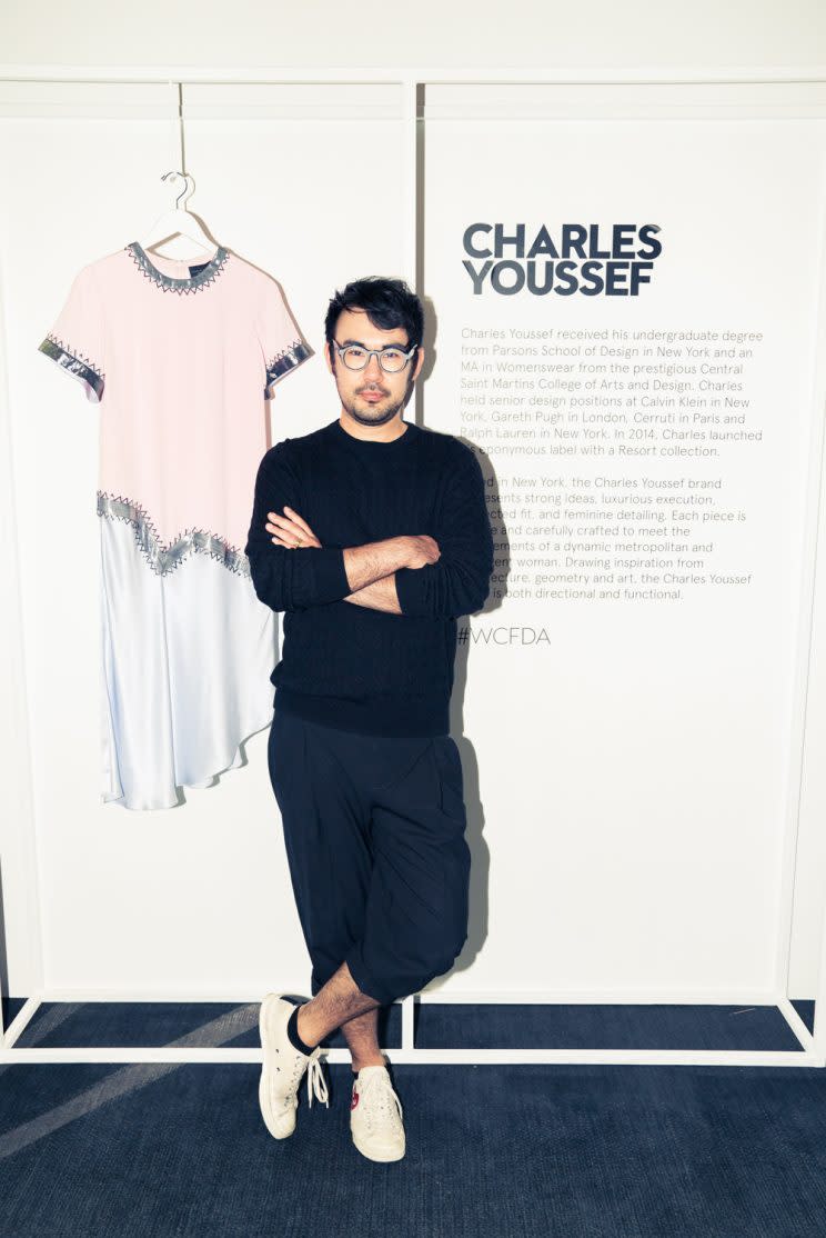 Designer Charles Youssef at the W/CFDA Showcase in Dallas. (Photo: Courtesy of CFDA + W Hotels)