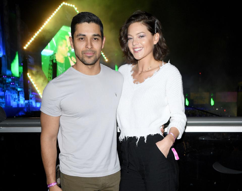 Wilmer Valderrama and Amanda Pacheco