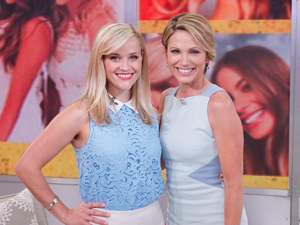 Reese Witherspoon and Amy Robach in 2015.