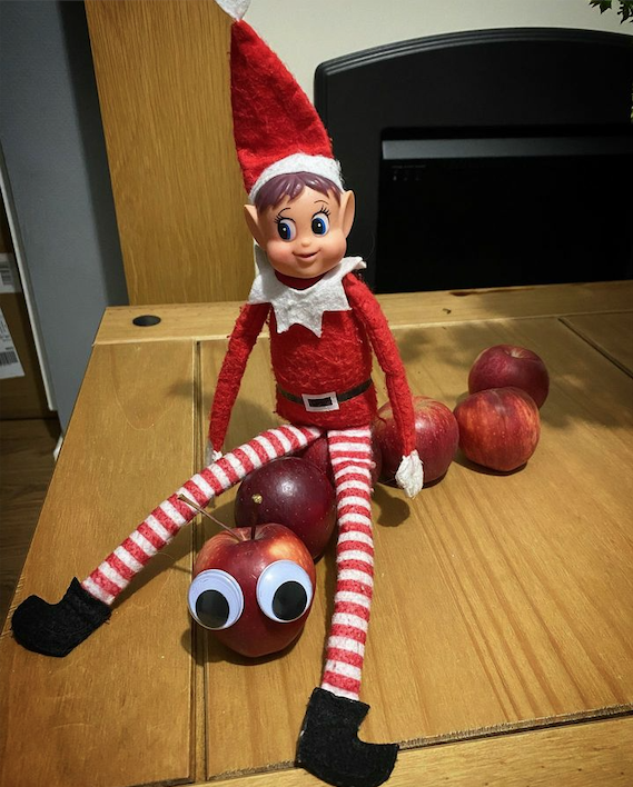 naughty elf on the shelf poop cover photo