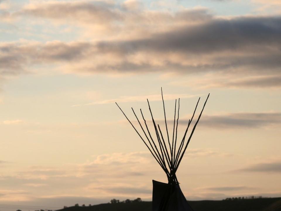 Teepee on Cowessess First Nation