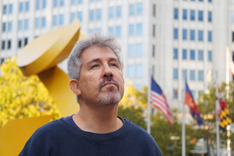 Former Wall Street Journal reporter Jay Solomon poses for a photograph in Bethesda, Maryland