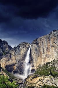No photos of the Sequel unfortunately, but a beautiful shot of the raging Yosemite Falls! Photo: Keith Ladzinski.