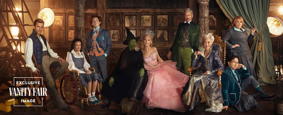 Vanity Fair's exclusive cover with the cast of Wicked