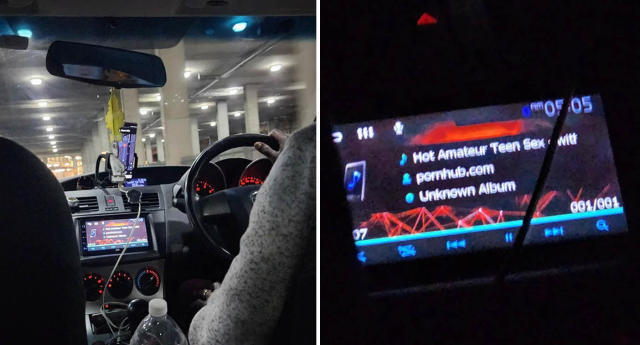 Uber driver caught in the act by Sydney passenger Been busy hq picture