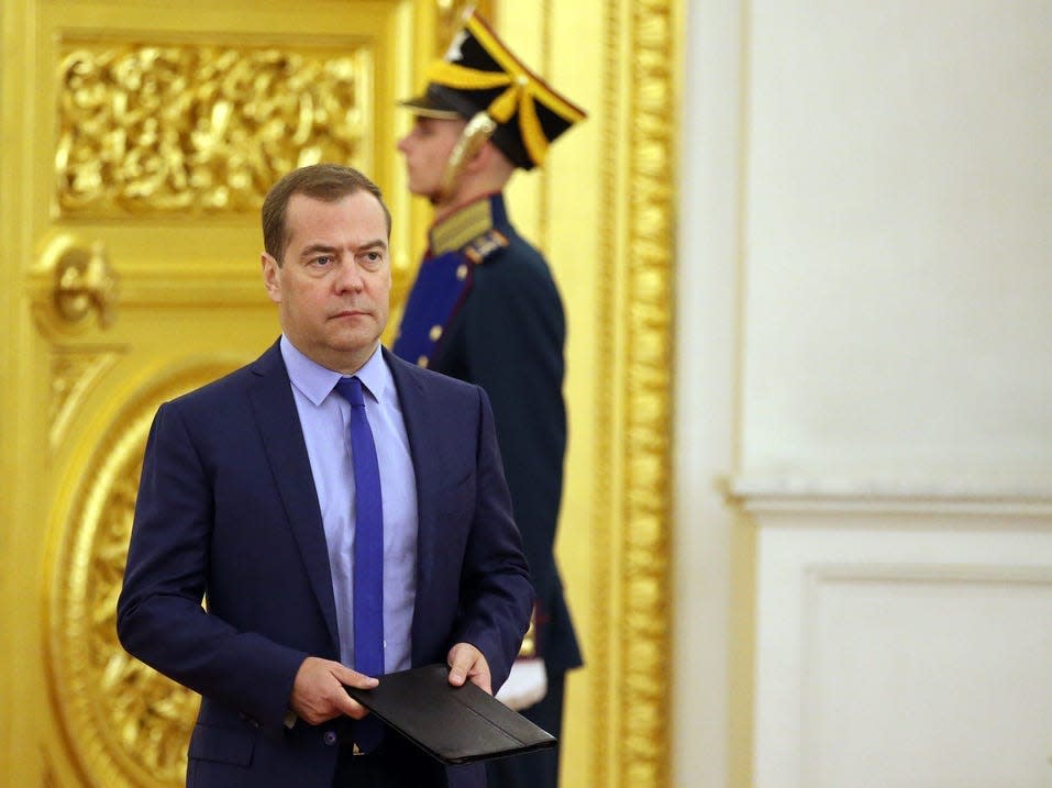 Former Russian President Dmitry Medvedev.