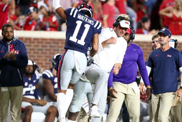 Lane Kiffin 'highly concerned' with current state of Ole Miss' running game, Ole Miss