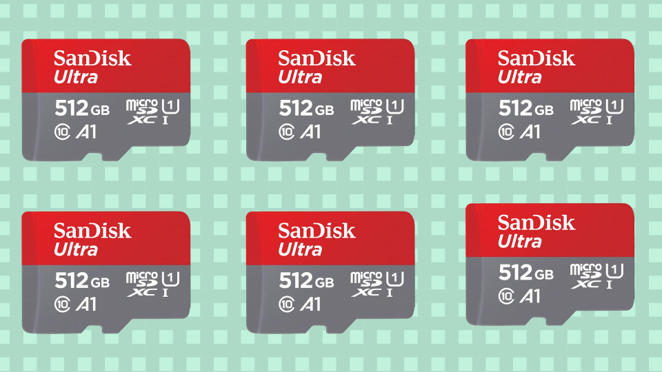 Save 64 percent on this SanDisk 512GB Ultra MicroSDXC UHS-I Memory Card, today only. (Photo: Amazon)