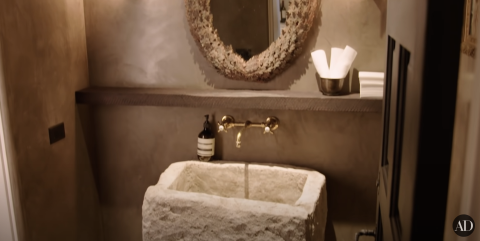 A powder room