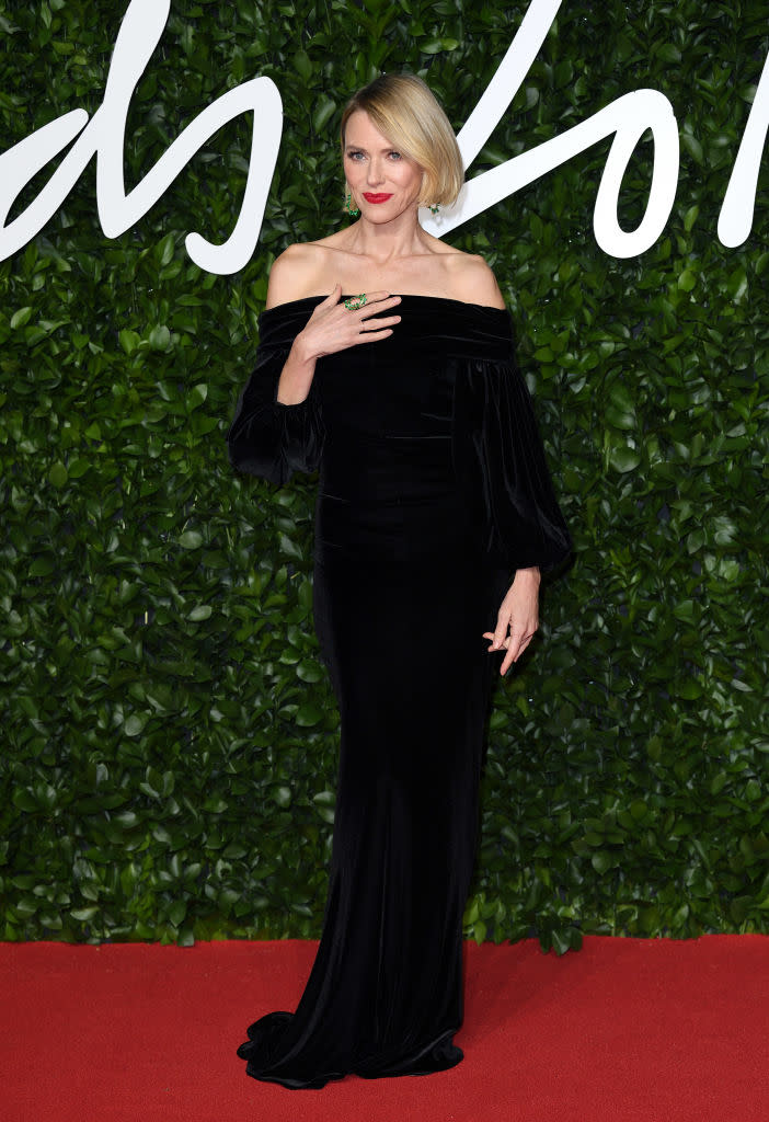 Naomi Watts at The Fashion Awards 2019