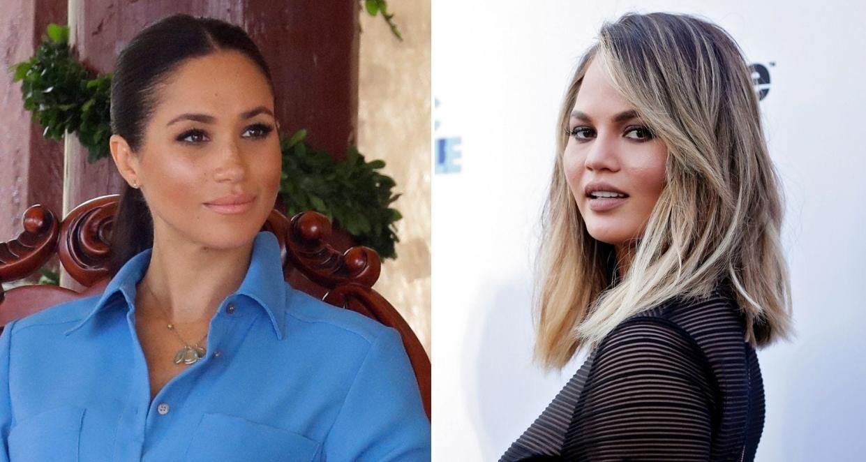 chrissy teigen defends meghan markle