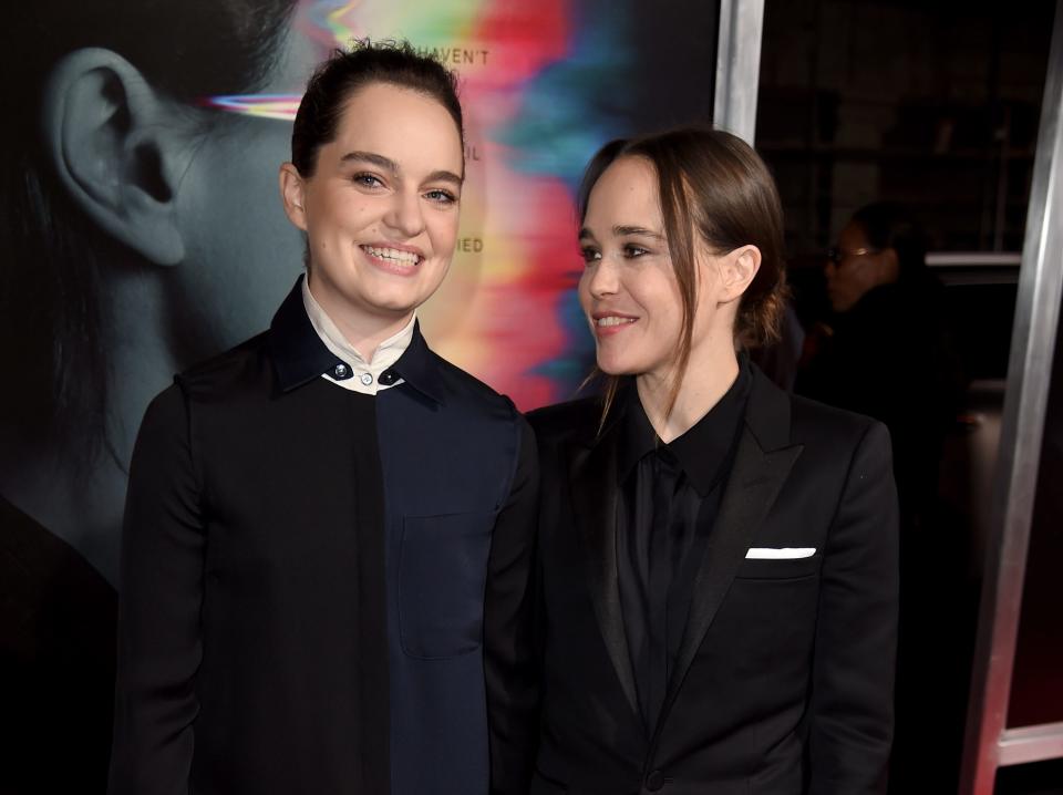 Ellen Page and Emma Portner