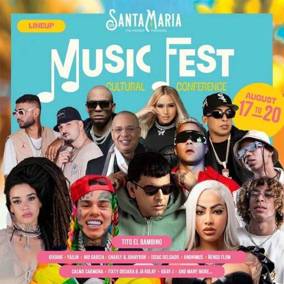 El festival de música Santa María Music Fest, que se celebró en Cuba, en hoteles controlados por los militares y promocionado por la corporación Gaviota, provocó rechazo y cancelaciones de conciertos en Miami.