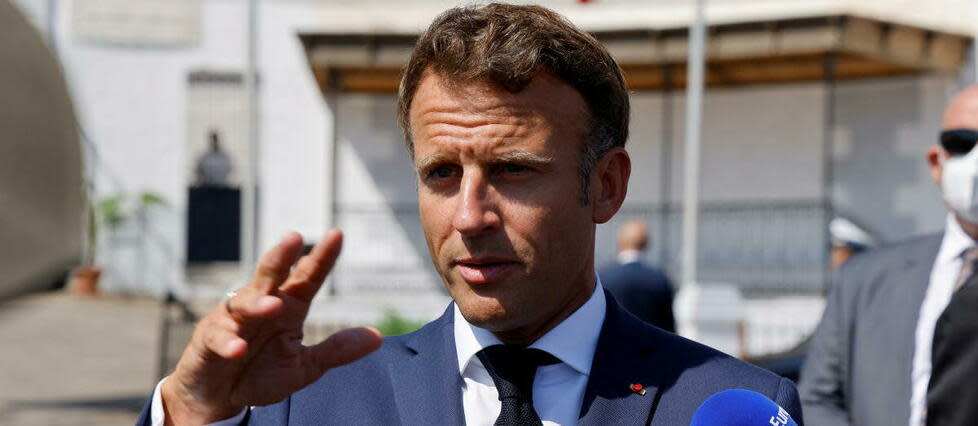 Emmanuel Macron a accordé un entretien à BFMTV ce jeudi.  - Credit:LUDOVIC MARIN / AFP