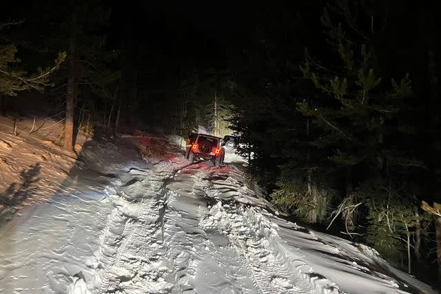 <p>4X4 Rescue</p> The group from Massachusetts became stranded in the Colorado snow without any cell service