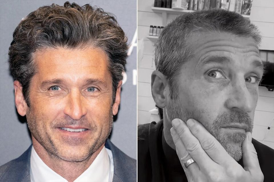 Patrick Dempsey Spontaneously Shaves Off His Signature Hair for DIY