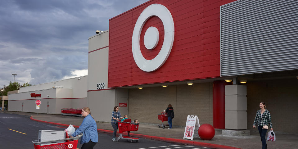 Target Store Customers (Getty Images stock)