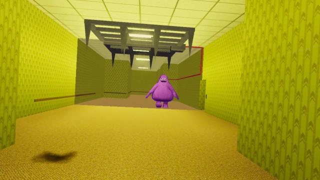 TRYING TO ESCAPE GRIMACE BACKROOM! : r/robloxgameplays