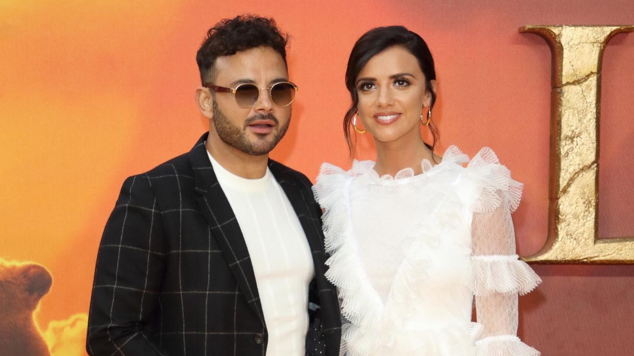 Lucy Mecklenburgh and Ryan Thomas at the European Premiere of The Lion King, Odeon Cinema, Leicester Square, London