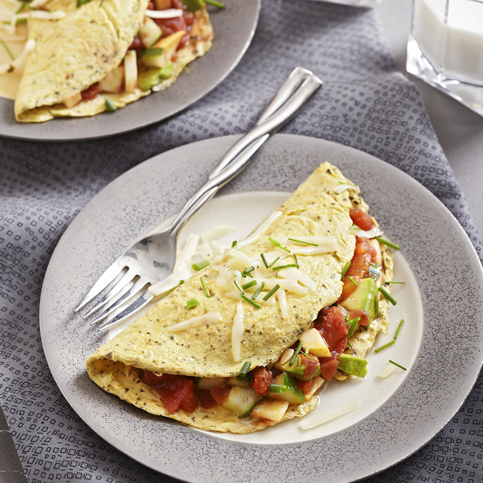 Vegetable-Filled Omelets