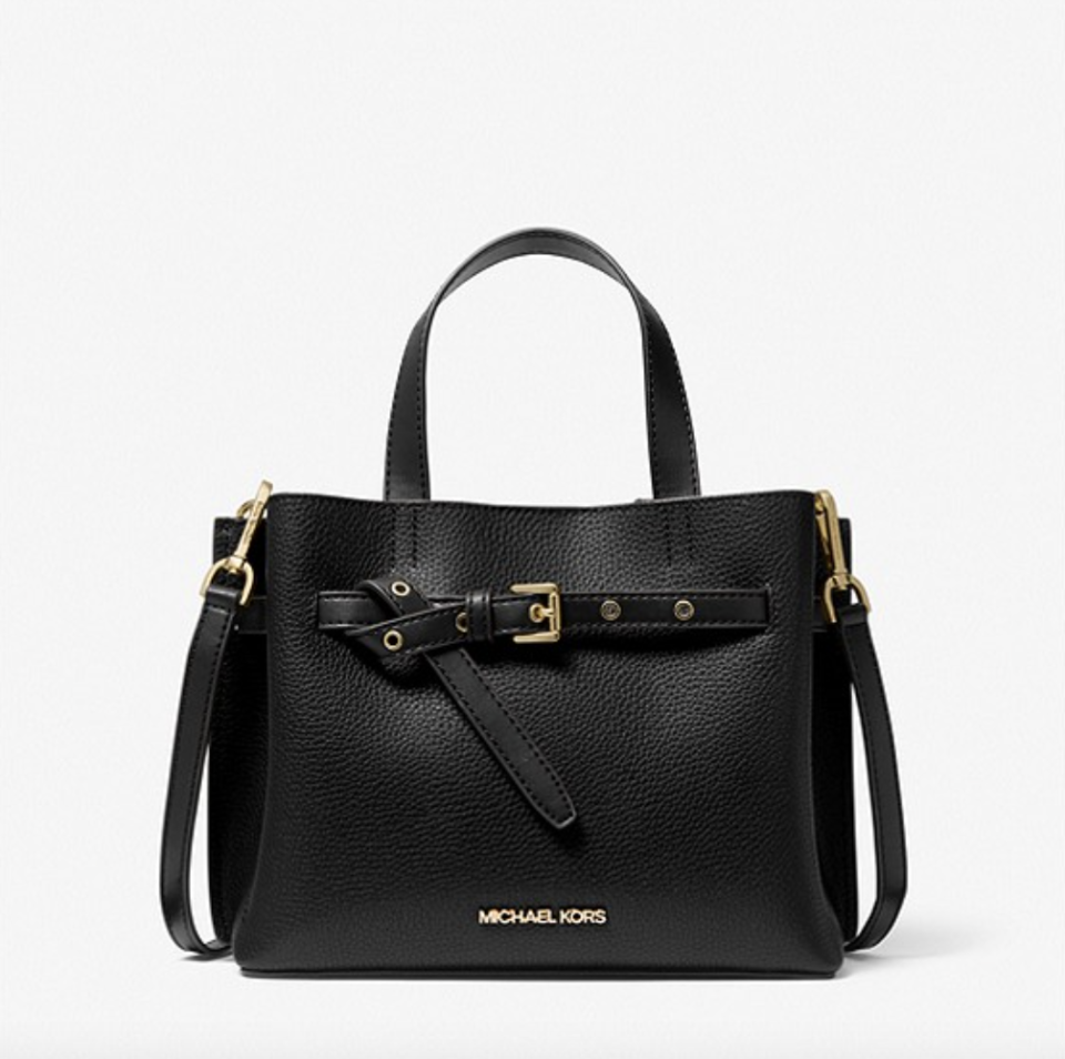 Emilia Small Pebbled Leather Satchel (Photo via Michael Kors)