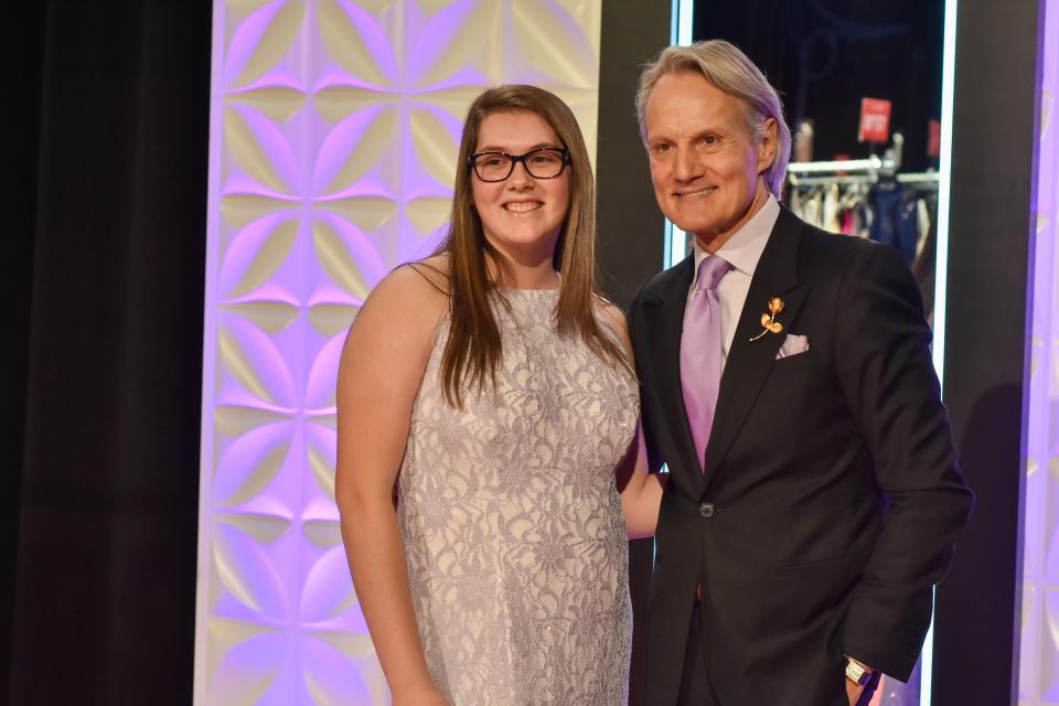 Students enjoyed posing for photos with Monte Durham on the pink carpet during "Say Yes to Prom" on Thursday, Feb. 27.