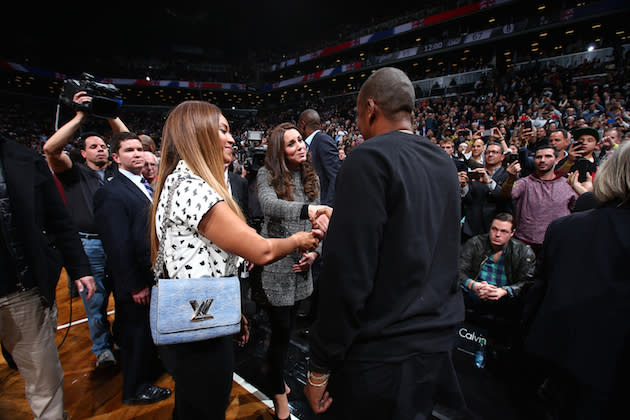 Kate Middleton And Beyonce Meet At A New York Basketball Game