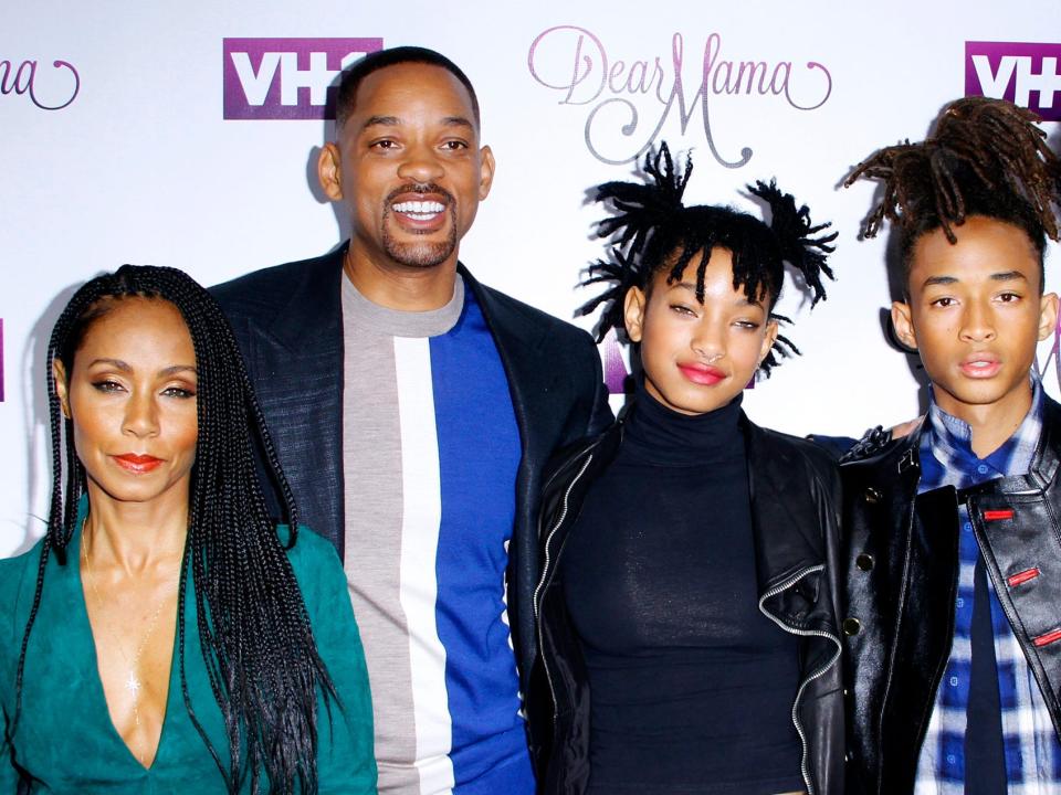 The Smith family attends  the VH1"Dear Mama" taping at St. Bartholomew's Church in 2016