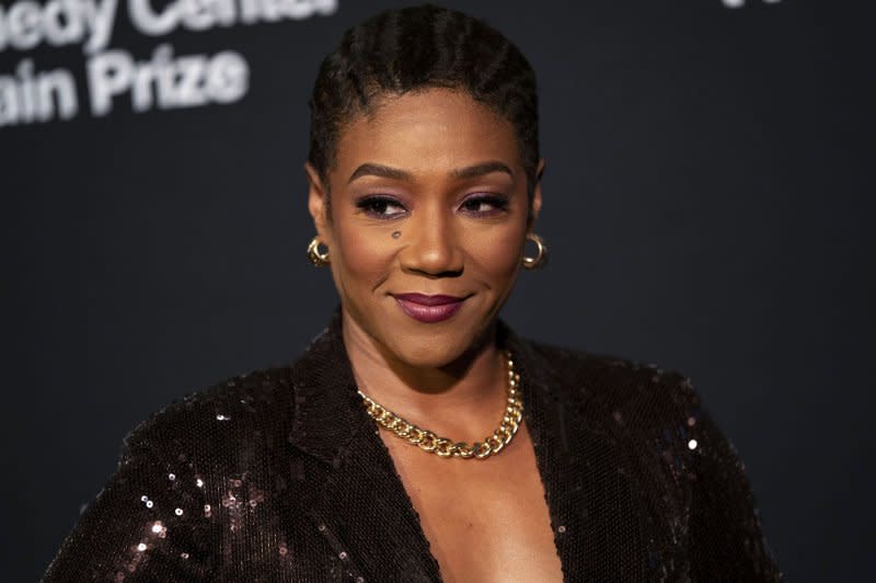 Tiffany Haddish attends the Mark Twain Prize For American Humor at The Kennedy Center in Washington on Sunday. Photo by Bonnie Cash/UPI