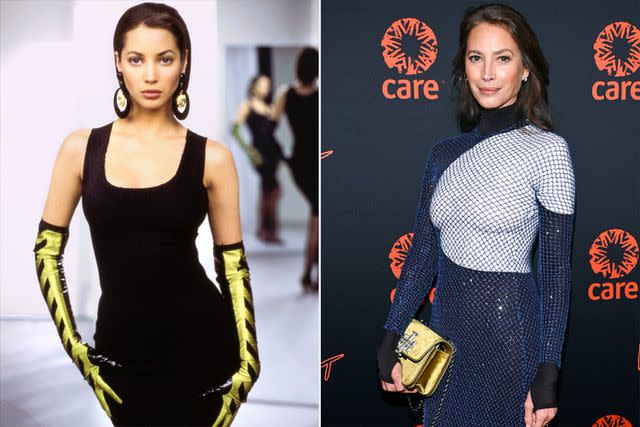 Christy Turlington Models in CH Carolina Herrera Handbag Ad