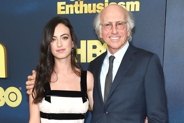 Gary Gershoff/WireImage Larry David and daughter Cazzie David in 2017