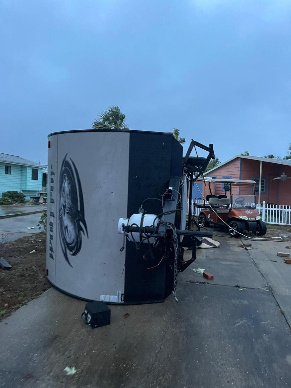 The Bay County Sheriff's Office shared images of storm destruction from the Florida Panhandle.