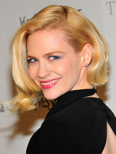 Chin-length: January Jones