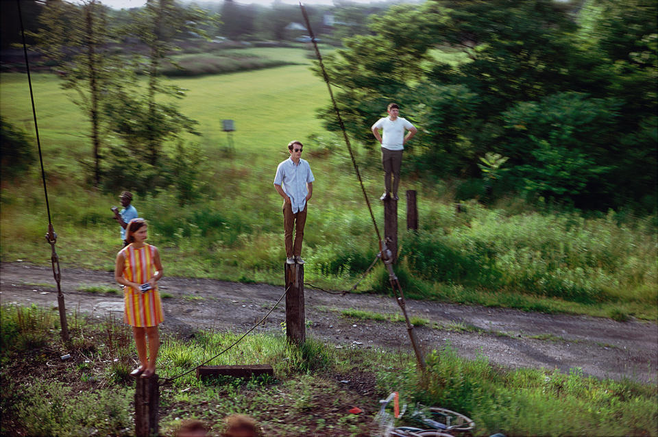 <p>Untitled from the series “RFK Funeral Train” 1968. (© Paul Fusco/Magnum Photos, courtesy of Danziger Gallery) </p>