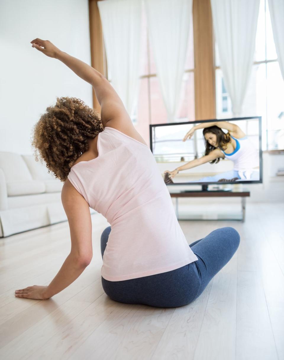 <p>If you prefer active birthday parties to boozy ones, gather your friends for a workout class. During the coronavirus outbreak, dozens of yoga studios, gyms, and trainers are offering free live-streaming workouts. Have everyone log on to the same one and connect on Zoom for a hearty meal afterward. <a href="https://www.goodhousekeeping.com/food-recipes/g4201/best-brunch-recipes/" rel="nofollow noopener" target="_blank" data-ylk="slk:Brunch;elm:context_link;itc:0;sec:content-canvas" class="link ">Brunch</a>, anyone? </p><p><strong>RELATED:</strong> <a href="https://www.goodhousekeeping.com/health/fitness/a31792038/coronavirus-live-stream-workout-classes/" rel="nofollow noopener" target="_blank" data-ylk="slk:25+ Live-Stream Workouts You Can Do for Free During the Coronavirus Outbreak;elm:context_link;itc:0;sec:content-canvas" class="link ">25+ Live-Stream Workouts You Can Do for Free During the Coronavirus Outbreak</a></p>