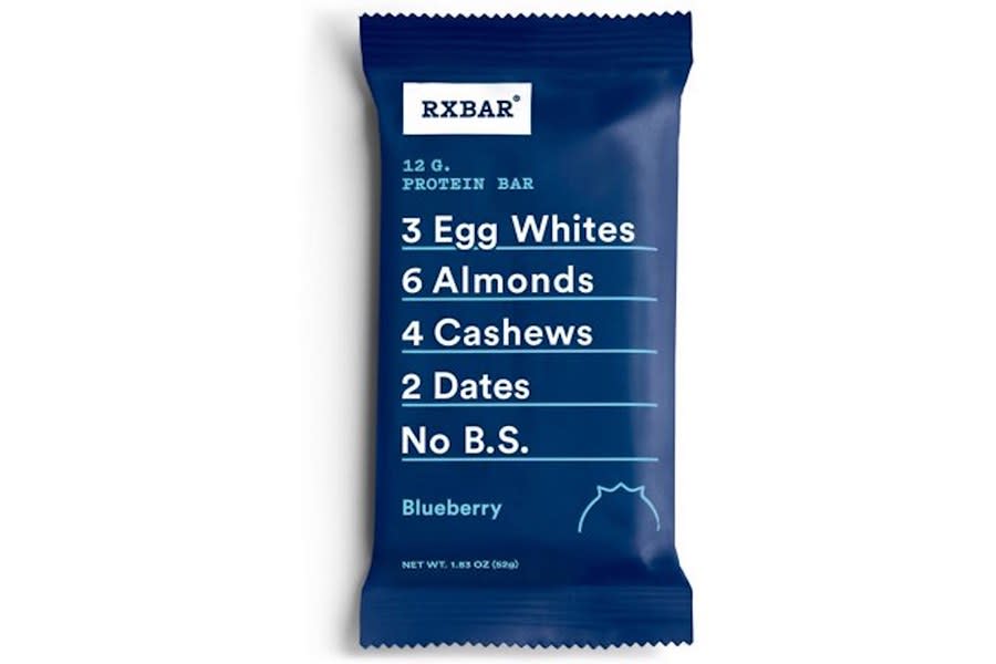 Blueberry RXBARs, $30 for 12 bars