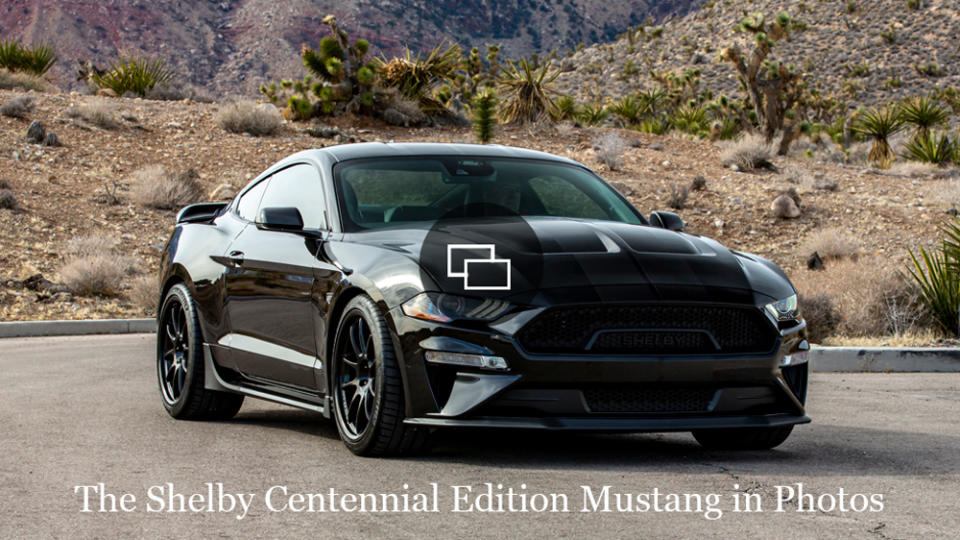 The 750 hp Shelby Centennial Edition Mustang.