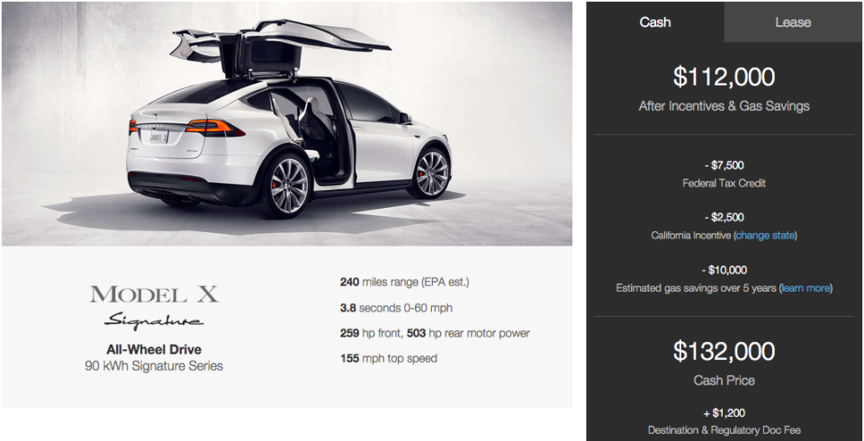 Model X Configurator