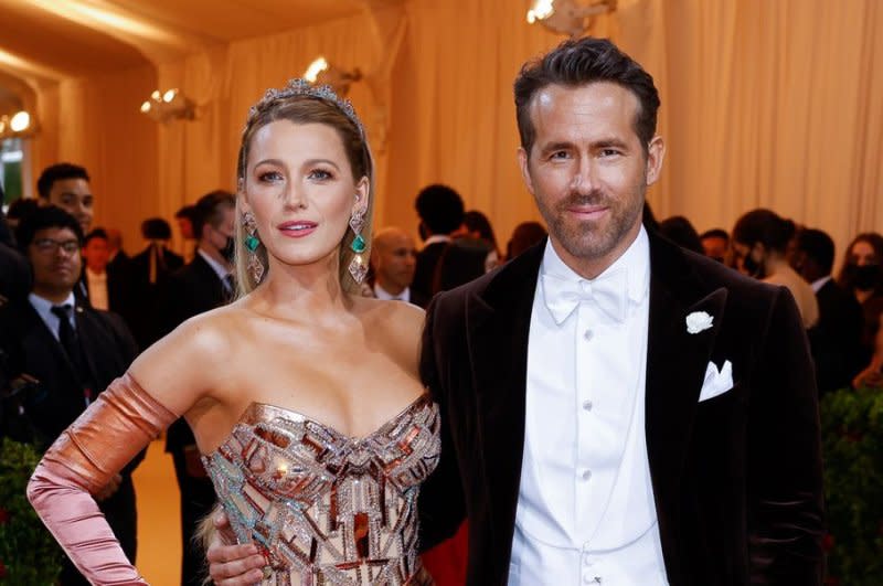 Blake Lively and Ryan Reynolds have each launched their own liquor lines over the last five years -- Betty Booze and Aviation Liquor, respectively. File Photo by John Angelillo/UPI